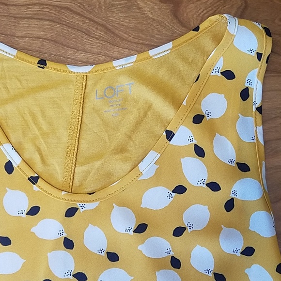 Ann Taylor lemon tank xsp - Picture 3 of 5